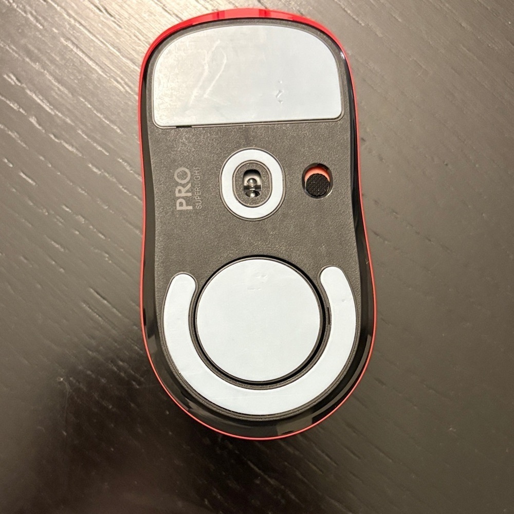 Logitech Bold Red Wireless Mouse - Picture 2 of 2